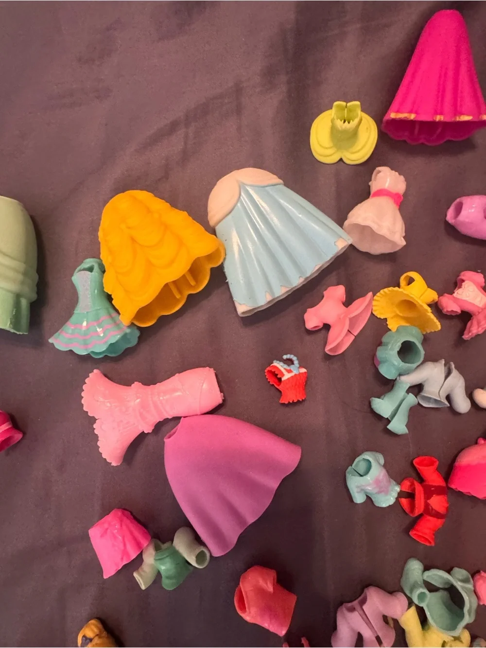 Disney Mini Princess Dolls Set - Blue, Pink, Yellow, Green